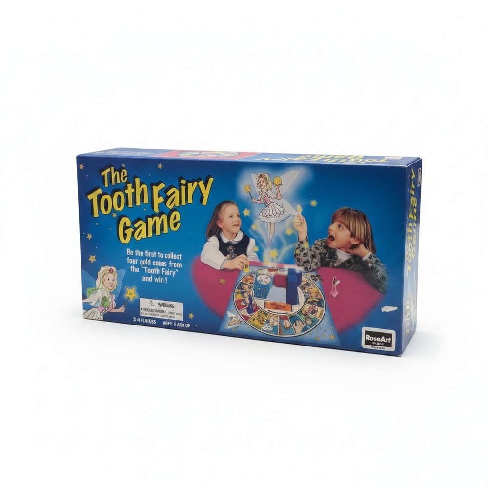 The Tooth Fairy‎ Game Vintage Children's Board Game 1999 RoseArt 100% Complete
